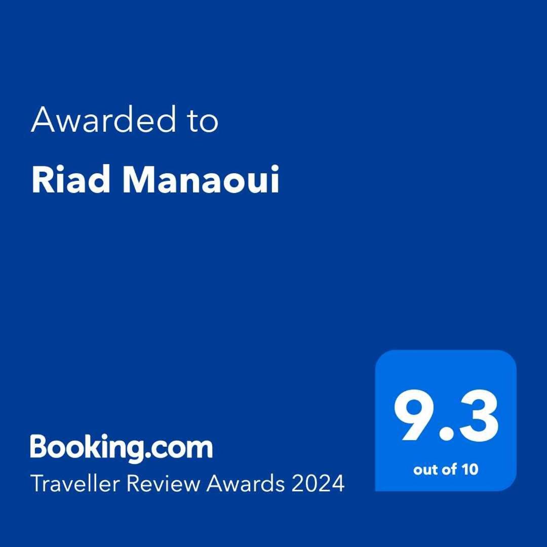 Riad Manaoui مراكش المظهر الخارجي الصورة